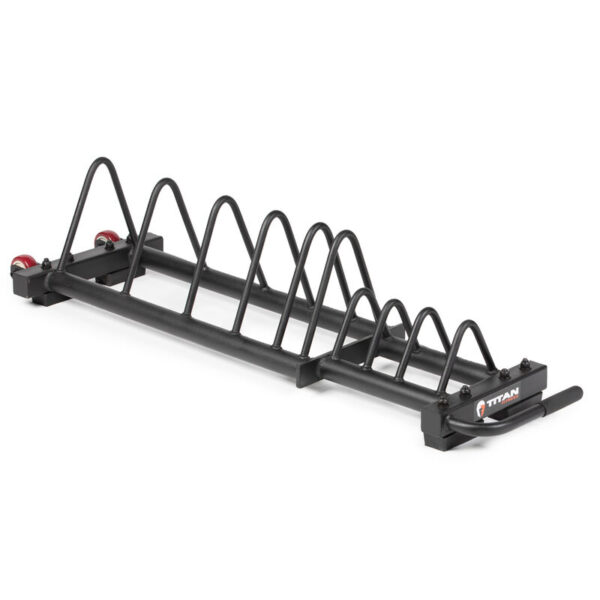 HORIZONTAL WEIGHT PLATE STORAGE WITH WHEELS